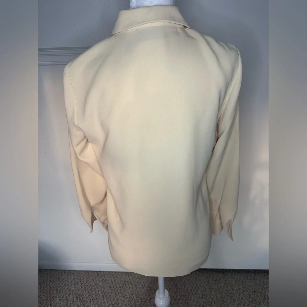 Liz Claiborne longsleeve Blouse size 4 - Picture 4 of 8